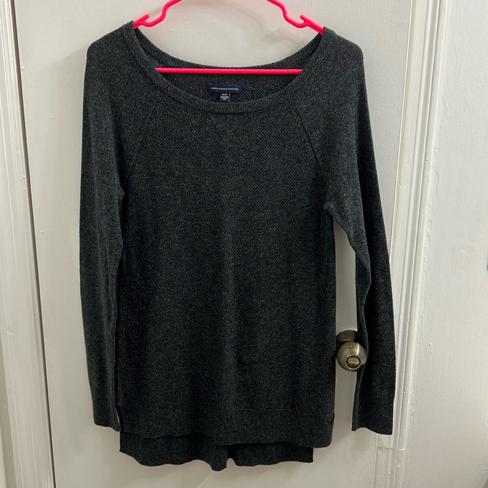 American Eagle dark gray sweater. Size M.